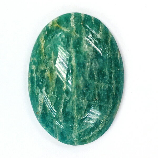アマゾナイト 【オーバルカボション 1点ものルース】 約18x25x5mm 裸石 天然石