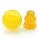 イエローアゲート ボサ 丸玉10mm 数珠パーツ Tホール T穴 1個 天然石