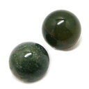 モスアゲート 【天然石パーツ】 穴なし丸玉パーツ いろいろなパーツ 約10mm 《10個》