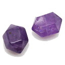 アメジスト 【天然石パーツ】 ポイントパーツ 約約10x7x7mm 《1個》