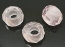 ローズクォーツ 【天然石パーツ】 ファセットカットビーズパーツ 約12x8x8mm hole 約5m 《1個》