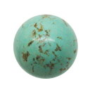 ターコイズ 【天然石パーツ】 トルコ石 パーツ 穴なし 約17〜18mm 《1個》