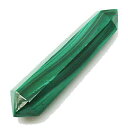 マラカイト 【天然石パーツ】 ポイントパーツ 約35x8〜6mm 《1個》