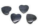ラピスラズリ 【天然石パーツ】 (片穴) ハートモチーフ 約25x25x6mm 《1個》 モチーフパーツ