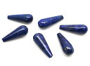 ラピスラズリ 【天然石パーツ】 滴型ドロップパーツ いろいろなパーツ 約16x6mm 《1個》