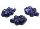 ラピスラズリ 【天然石パーツ】 人型パーツ いろいろなパーツ 約26x16x7mm 《1個》