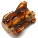タイガーアイ 【天然石パーツ】 置物 パーツ 動物 約20x15x10mm 《1個》