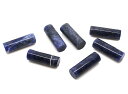 ソーダライト 【天然石チャーム】 円柱パーツ いろいろなパーツ 約20x7mm 《10個》