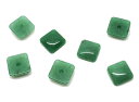 アヴェンチュリン 【天然石パーツ】 スクエア四角方穴パーツ いろいろなパーツ 約12x5mm 5個
