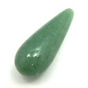 アヴェンチュリン 【天然石ビーズ】 しずく 滴 ドロップビーズ 穴なし 約20〜23x8mm前後 《1個》