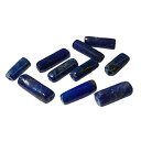 ラピスラズリ 【チューブビーズ】 約4.5x13.5mm 《10個入》 天然石 ビーズ パーツ