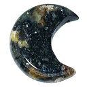 アイロンジャスパー 【月 三日月 ビーズパーツ】 約10x12x4mm 《5個セット》 天然石