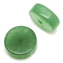 アヴェンチュリン 【天然石ビーズ】 ロンデルビーズ 約8x3mm 《10個》