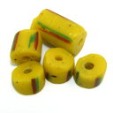 オールドビーズ 約11x12mm 《5個セット》 アンティークビーズ