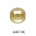 ゴールド 14金 【ビーズ】 ミラーカット 2.5mm 《10個セット》 イエローゴールド K14/14K