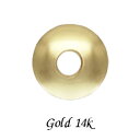 ゴールド 14金 【ビーズ】 キャップ 2.25mm 《10個セット》 イエローゴールド K14/14K