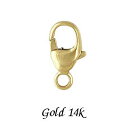 ゴールド 14金 【クラスプ】 トリッガークラスプ 約3.8x8.0mm 《1個》 イエローゴールド K14/14K