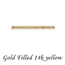 【ピアスポストパーツ】 約9.5mm 《10ペア》 14Kイエロー ゴールドフィルド アクセサリーパーツ 金具
