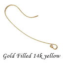【ピアスフックパーツ】 約40mm 《1ペア》 14Kイエロー ゴールドフィルド アクセサリーパーツ 金具