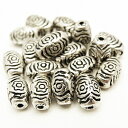 メタルビーズ パーツ メタル合金 5x5x9mm シルバーカラー 《50g》 金具