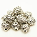 メタルビーズ パーツ メタル合金 8x9x5mm シルバーカラー 《50g》 金具