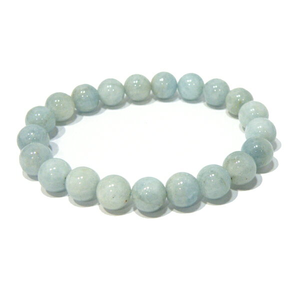 アクアマリン 【1点もの ブレスレット】 約18cm 天然石 パワーストーン