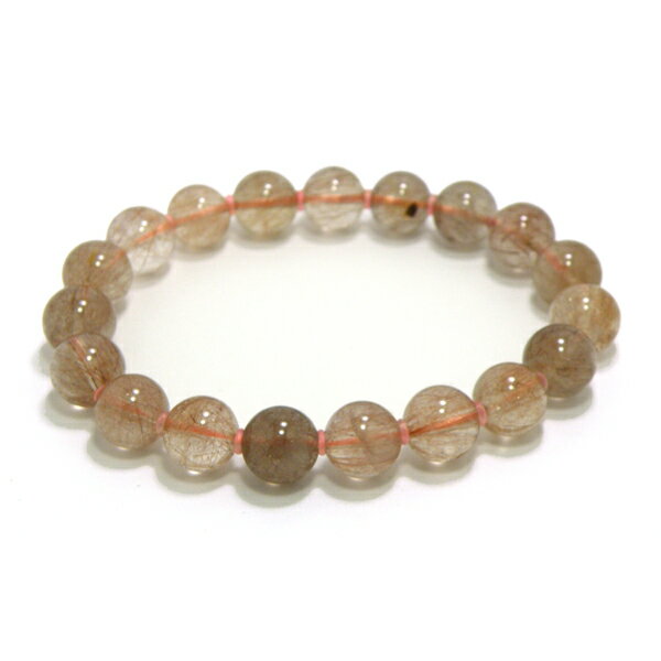 レッドルチルクォーツ 【1点もの ブレスレット】 約10mm 約17cm 天然石 パワーストーン
