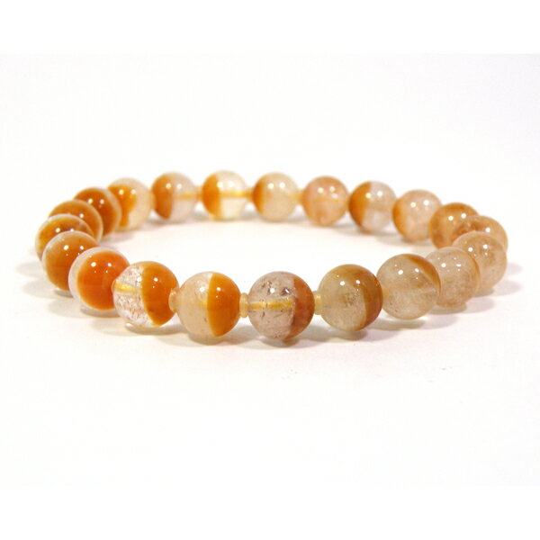 ヘマタイトインクォーツ 【1点もの ブレスレット】 約9mm 約17cm 天然石 パワーストーン