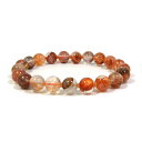 ヘマタイトインクォーツ 【1点もの ブレスレット】 約10mm 約20cm 天然石 パワーストーン