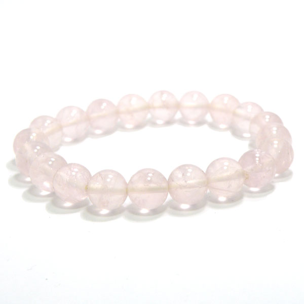 ローズクォーツ 【1点もの ブレスレット】 約10mm 約17cm 天然石 パワーストーン