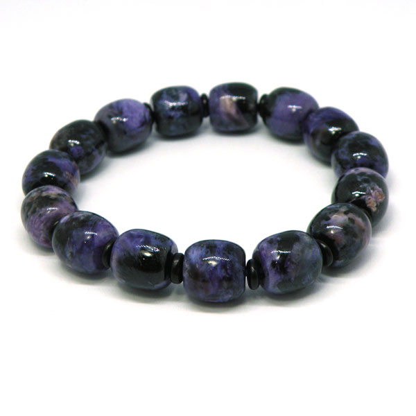 チャロアイト 【1点もの ブレスレット】 約14cm 天然石 パワーストーン