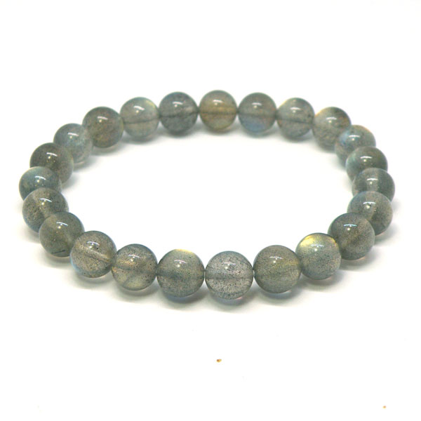 ラブラドライト 【1点もの ブレスレット】 約15cm 天然石 パワーストーン