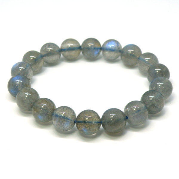 ラブラドライト 【1点もの ブレスレット】 約14cm 天然石 パワーストーン