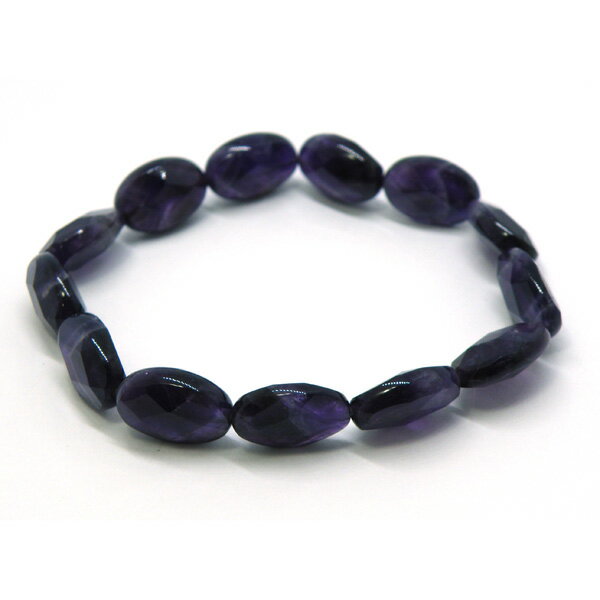 アメトリン オーバルカット 【1点もの ブレスレット】 約15cm 天然石 パワーストーン