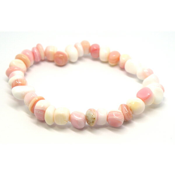 コンクシェル さざれ 【1点もの ブレスレット】 約16cm 天然石 パワーストーン