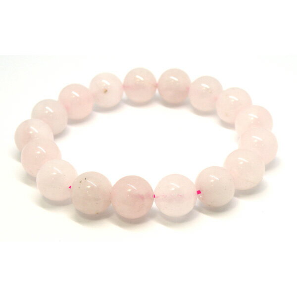 ローズクォーツ 【1点もの ブレスレット】 約16cm 天然石 パワーストーン