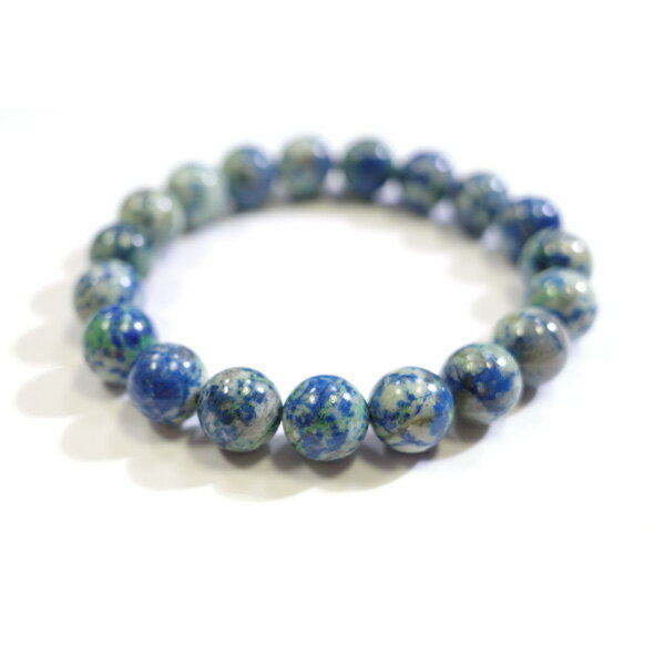 アズライト グラナイト ラピス ソーダ マラカイト ターコイズ 【1点もの ブレスレット】 約 16cm 天然石 パワーストーン
