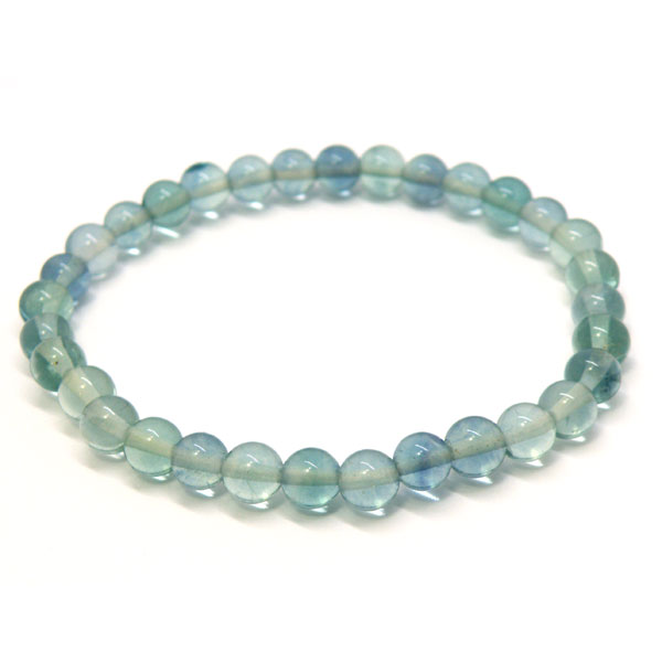 フローライト 【1点もの ブレスレット】 約 15cm 天然石 パワーストーン