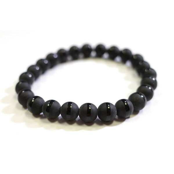 オニキス 【1点もの ブレスレット】 約 16cm 天然石 パワーストーン