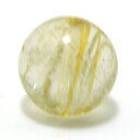 ルチルクォーツ 【丸玉ビーズ 数量限定】 約10mm 天然石 貫通穴あり