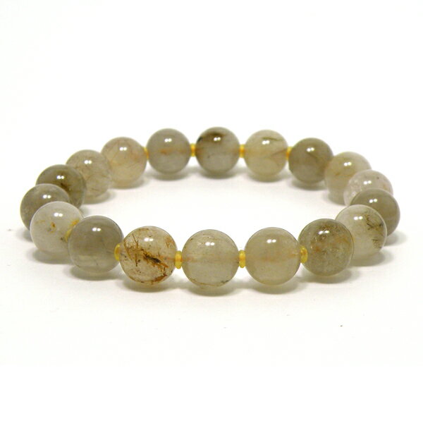 ルチルクォーツ 約10mm 【1点もの ブレスレット】 天然石 パワーストーン gs-sp-7777