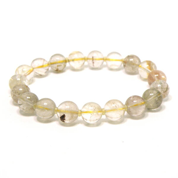 ルチルクォーツ 約10mm 【1点もの ブレスレット】 天然石 パワーストーン gs-sp-7780
