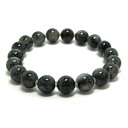 ブラックトルマリン 約10mm 【1点もの ブレスレット】 天然石 パワーストーン gs-sp-7795