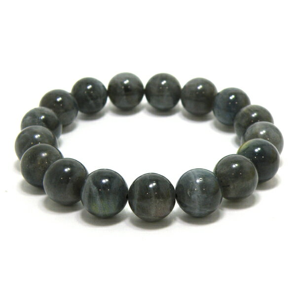 ラブラドライト 約12mm 【1点もの ブレスレット】 天然石 パワーストーン gs-sp-7814