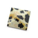 ダルメシアンジャスパー 【ピラミッド型パーツ(片穴) 数量限定】 約10x10x4mm 4個セット 天然石