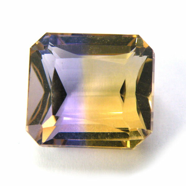 アメトリン オクタゴンカット 【1点もの ルース】 約11.9x10.7x7.4mm 7.8ct 天然石