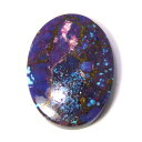 モハベ ターコイズ パープル(Mojave turquoise) カボション モハベ ターコイズ パープルは、独特の模様と色合いが個性的な石です。 特殊に組み合わされたおもしろいモザイク石です。 在庫限り。1点物ですので、気になる方はお早めにどうぞ。 商品番号：st-st-582 素材：モハベ ターコイズ パープル(Mojave turquoise) 商品名：カボション/1点もの サイズ：約 22.5x16.5x4.5mm ■取扱方法 ※お使いのブラウザにより色合いなど若干異なる場合があります。 ※天然由来の傷・ヒビ・欠け・付着物などが含まれている場合があります。 ※1点限定です。 ※時間差で売り切れの場合がございます。