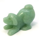 アベンチュリン/イヌいぬ犬/約50x25x35mm/1点もの彫刻