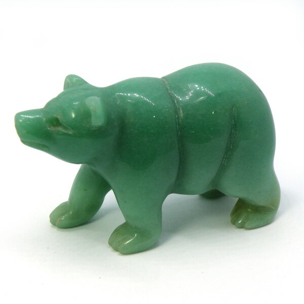 アベンチュリン(Aventurine)、くま熊ベアーの彫刻です。 干支や運気アップ、プレゼント、好きな動物コレクションアイテムなどに。 1点ものですのでおはやめにどうぞ。 商品番号：dsc4857b 素材：ターコイズ（Turquoise) ...