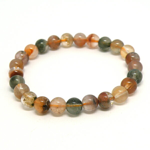 ガーデンクォーツ 【ブレスレット 1点もの】 約7mm 天然石 パワーストーン スピリチュアルストーン